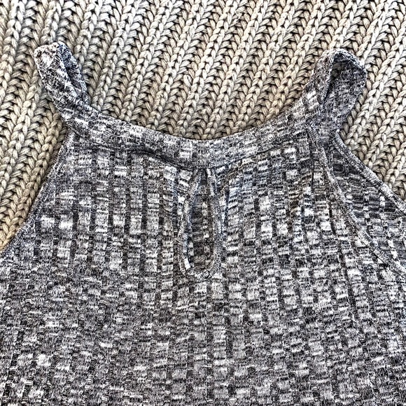 Gray Stiched Halter Top - Picture 1 of 5